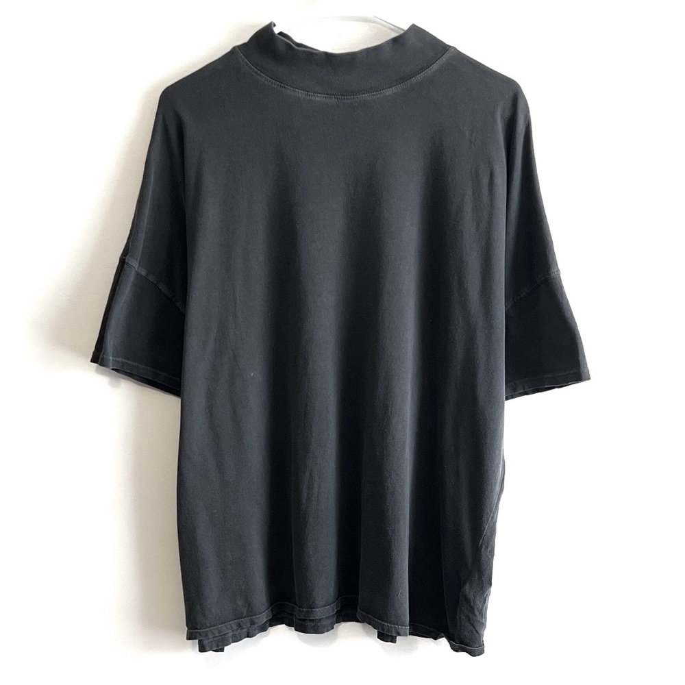 Free People We The Free Fearless Short Sleeve Mock Neck Tee